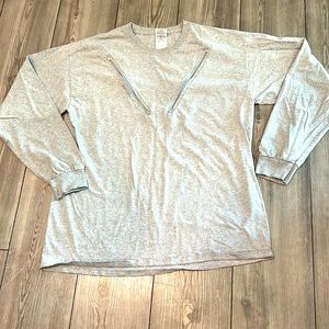 Sweatshirt ,color gray,size L